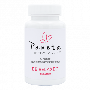 Be Relaxed mit Safran - Nahrungsergänzungsmittel - Paneta Lifebalance