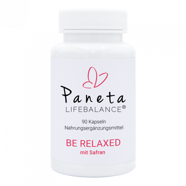 Be Relaxed mit Safran - Nahrungsergänzungsmittel - Paneta Lifebalance