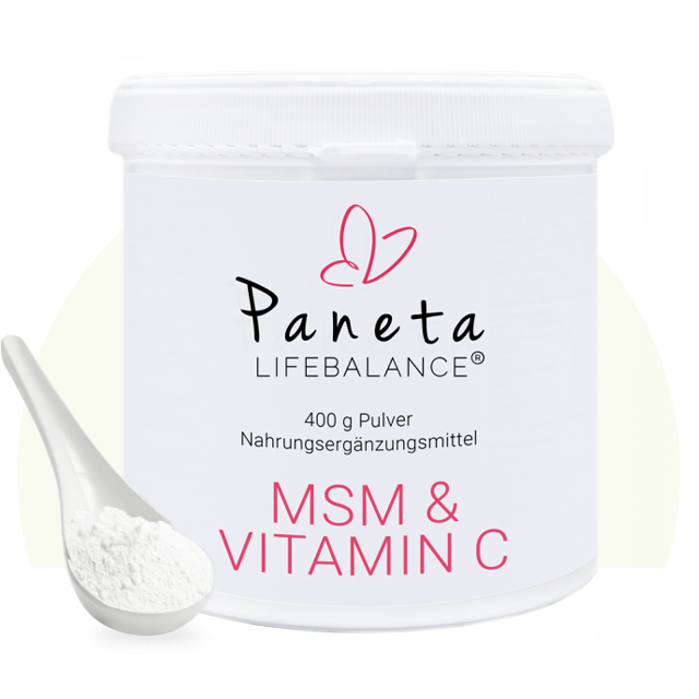 MSM & Vitamin C - Nahrungsergänzungsmittel von Paneta Lifebalance